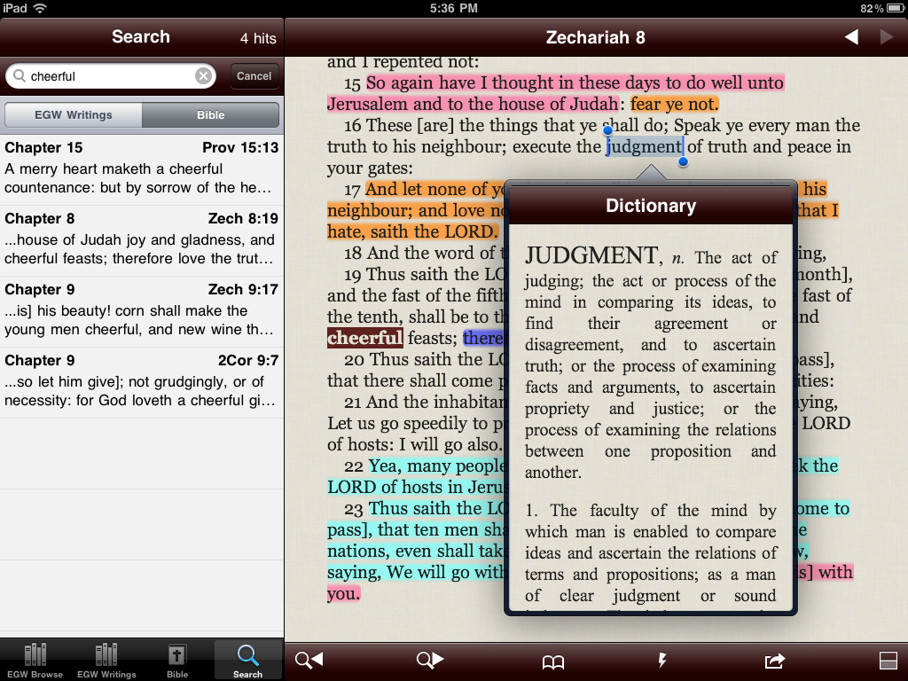 EGW Writings Lite screenshot 8