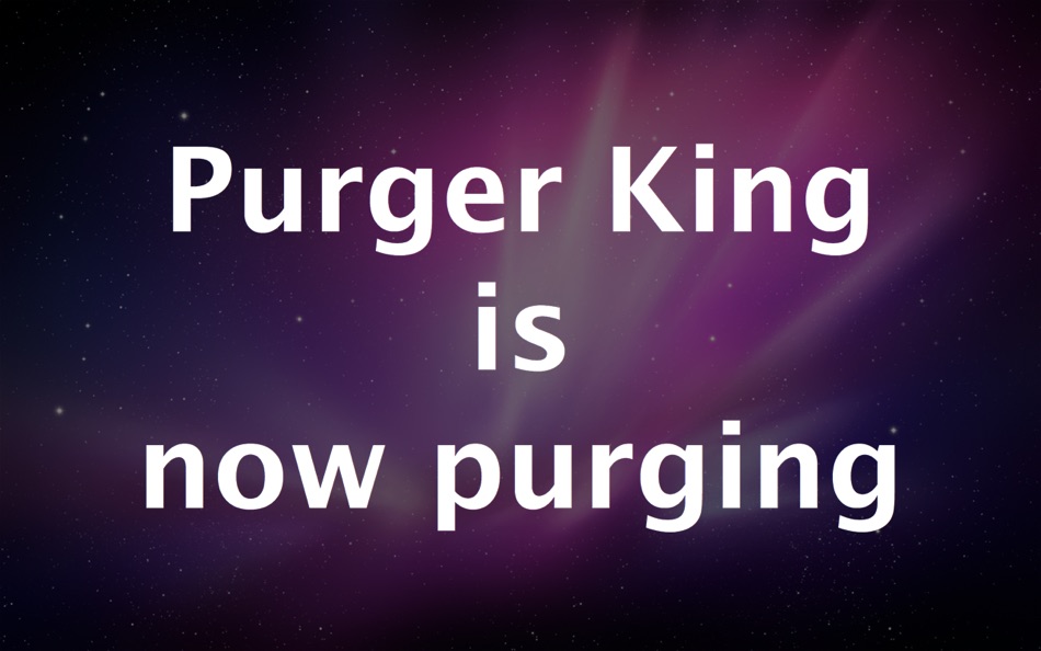 Purger King for Mac OS X (macOS) 게시자: Tida Inc. Purger King for Mac OS X (macOS) 게시자: Tida Inc.