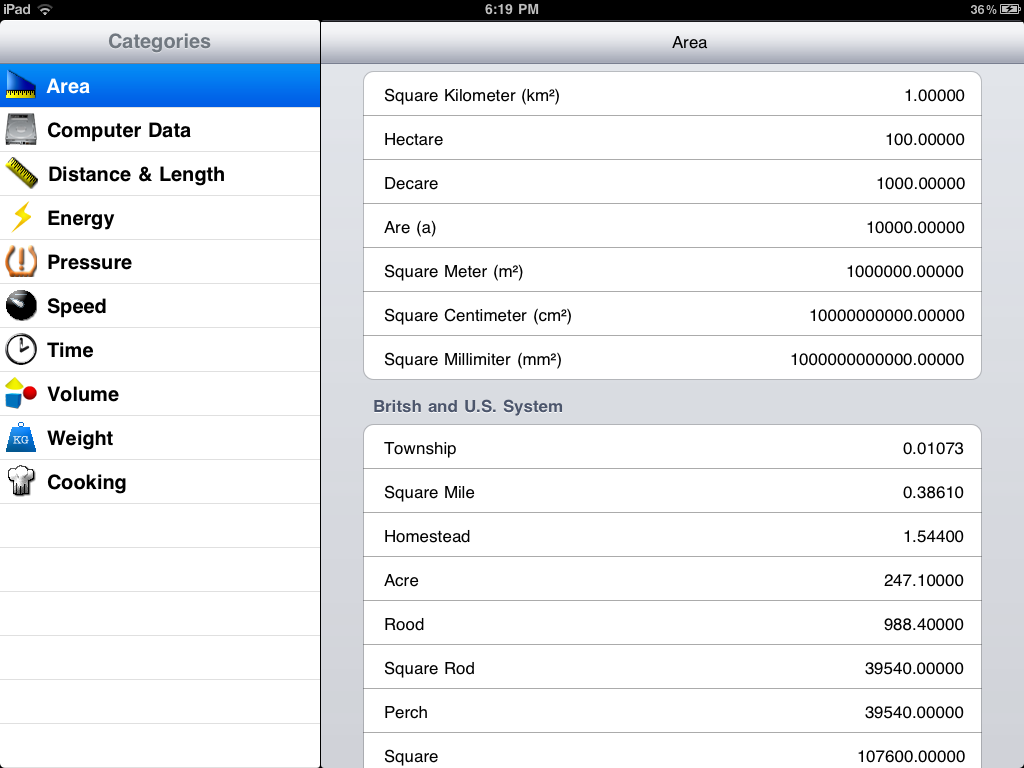 Unit Converter FL screenshot 5