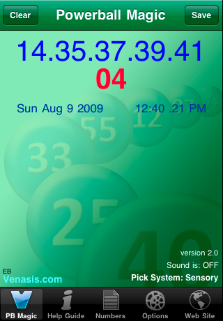 Powerball Lotto Magic screenshot