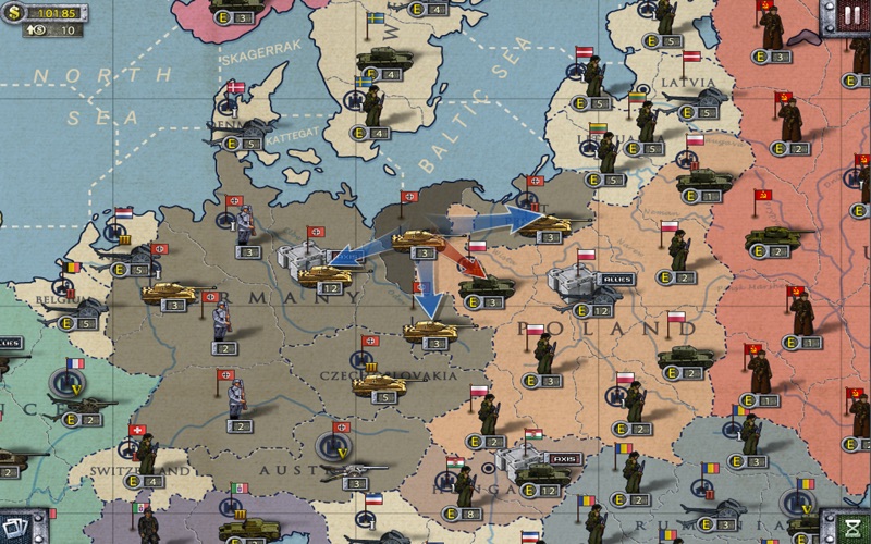 Screenshot #1 pour European War 2