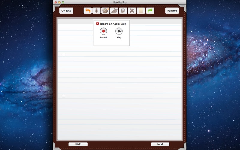How to cancel & delete notepad pro 1