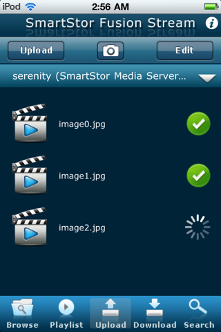 Screenshot #3 pour SmartStor Fusion Stream DLNA Digital Media App