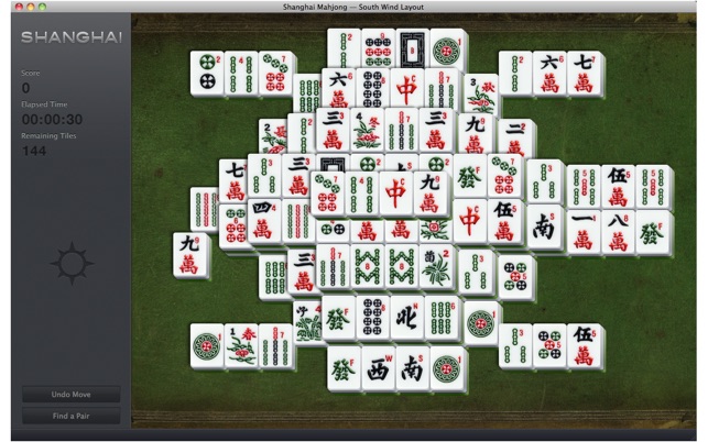 Shanghai Mahjong」をMac App Storeで