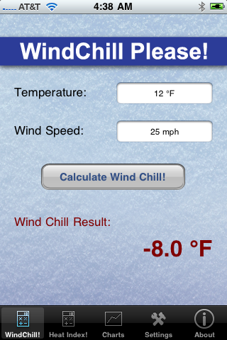 WindChill Please! screenshot