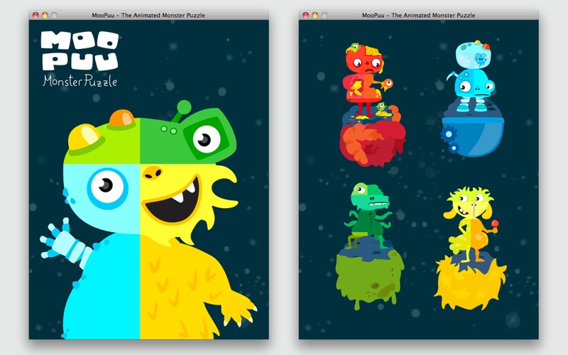MooPuu - The Animated Monster Puzzle thumbnail 1
