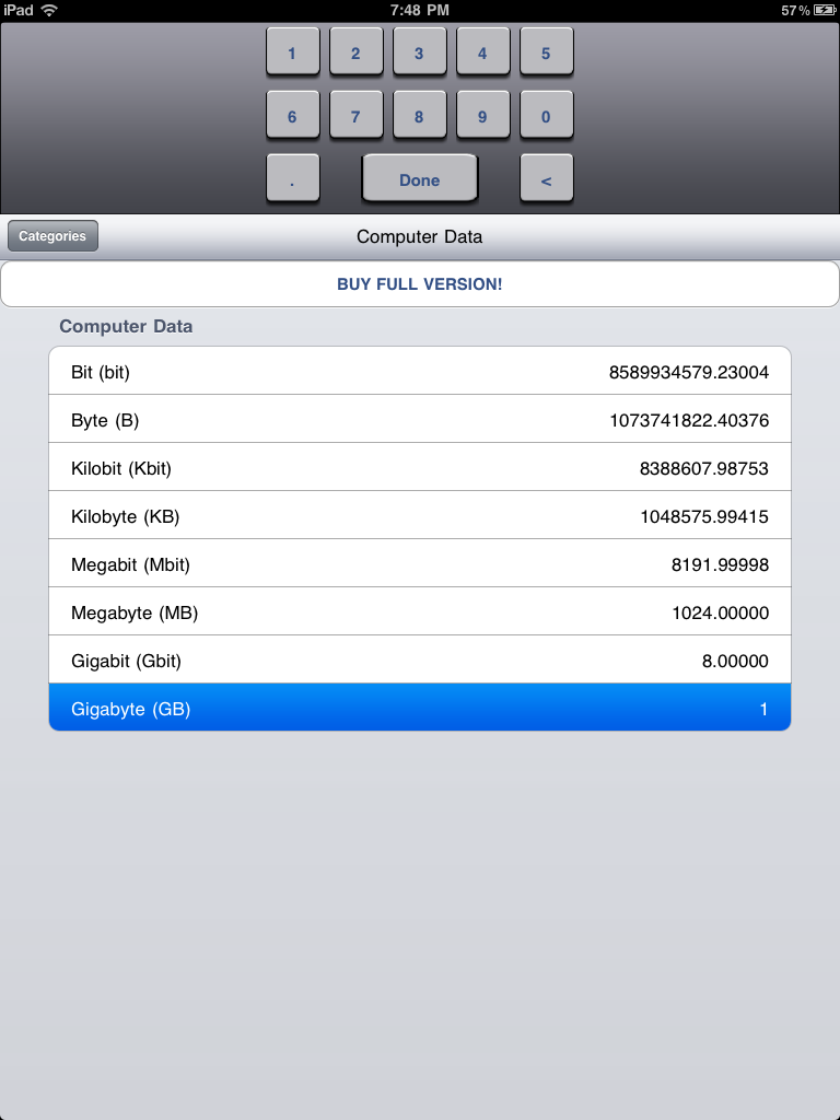Unit Converter FL Free screenshot 7