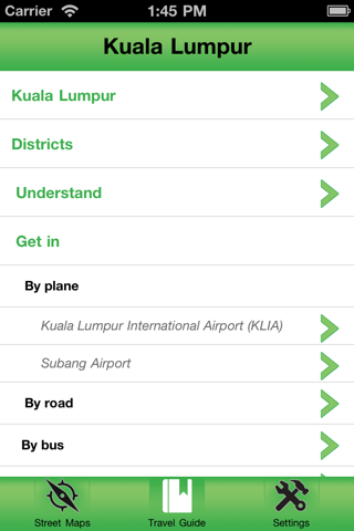 Kuala Lumpur Offline Street Map screenshot 2