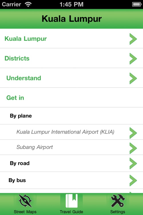 Kuala Lumpur Offline Street Map