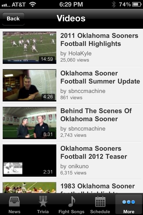 Oklahoma Sooners Football Trivia and More screenshot-4