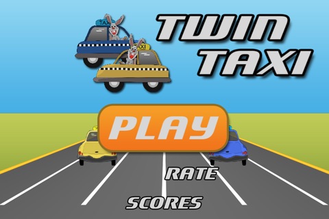 Twin Taxi: Smash crazy rush hour traffic. An impossible hit racer. screenshot 3