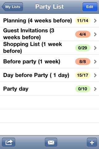 Party Planning List screenshot 2