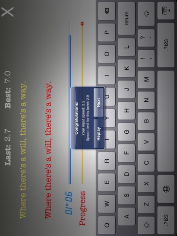 iTypeFast HD--Your Typing Coach for iPad screenshot 4