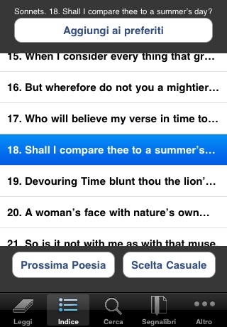Shakespeare: Sonnets screenshot 2