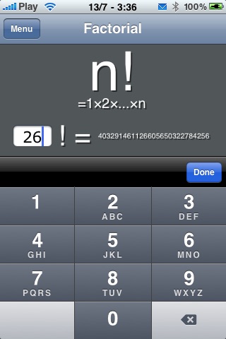 Factorial screenshot 3