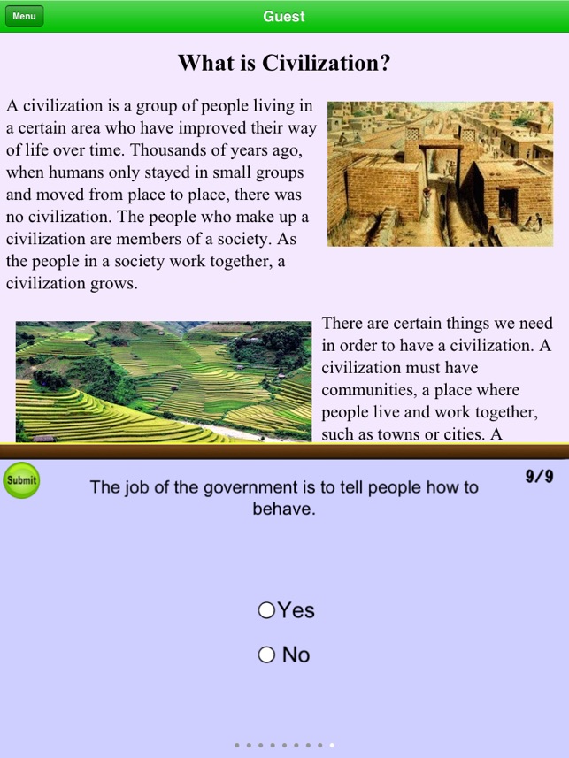Third Grade - Fourth Grade Social Studies Reading Comprehens(圖4)-速報App
