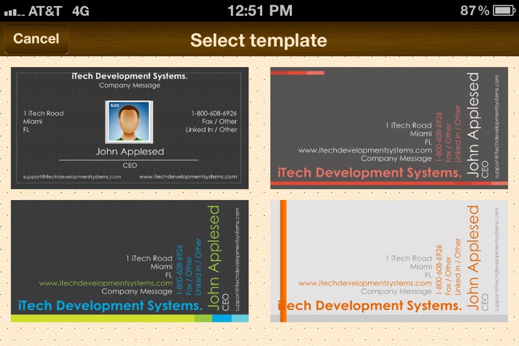 BizCard - Sharing and Virtual Business Card Holder