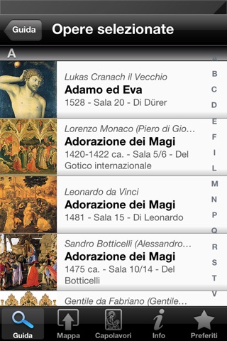 Uffizi. The Official Guide screenshot 2