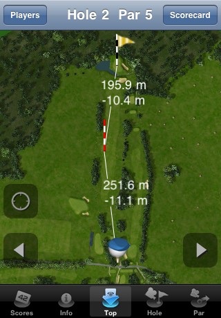 Digital Caddie, Royal Golf Club Mariánské Láznĕ, CZE screenshot 3