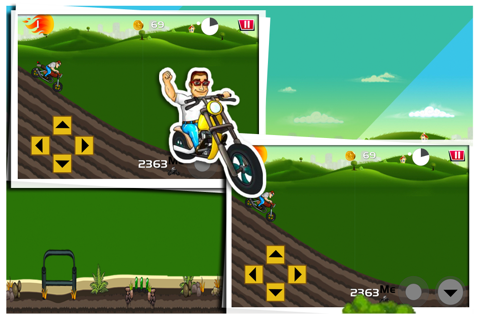 Agent Rax Extreme Bike Race - Hill Trail Dash Free Game screenshot 3