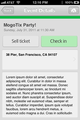 MogoTix screenshot 2