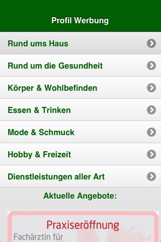 Profil-Werbung screenshot 2