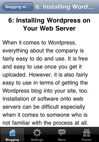 Blogging with Word Press screenshot-3