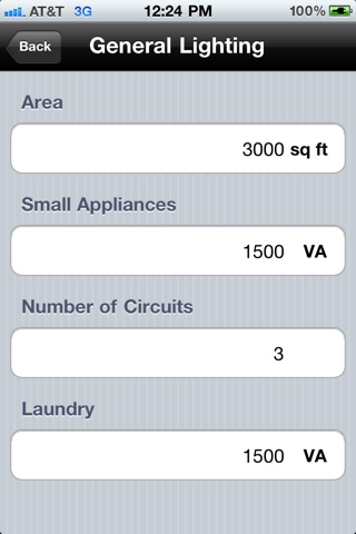 Electrical Load Calculator screenshot 3