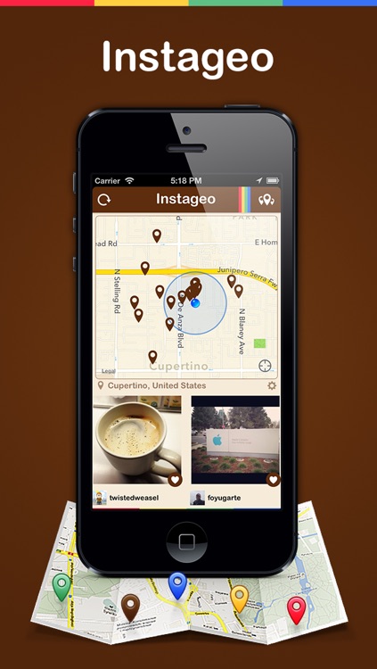 Instageo - discover world around you on Instagram images!