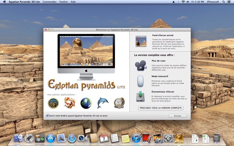 Screenshot #2 pour Egyptian Pyramids 3D Lite