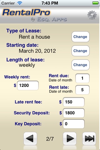 RentalPro screenshot 2