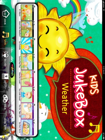 Kids Juke Box HD- Weather screenshot 2