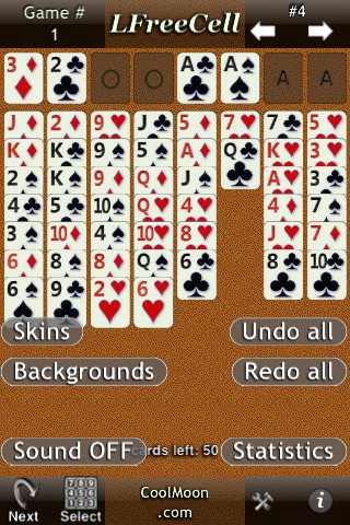 Freecell Solitaire LFreeCell screenshot 2