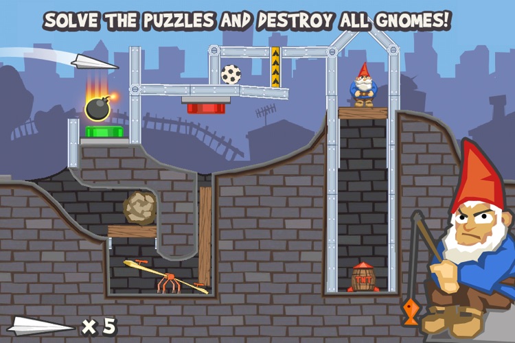 Paper Glider vs. Gnomes