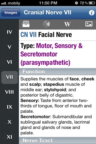 Cranial Nerves ~ Pocket Clinical Resource screenshot 2