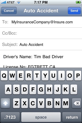 Auto Accident! - Car Accident Report screenshot 4