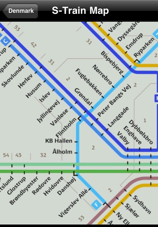 Denmark Subway Maps (Copenhagen) screenshot 2