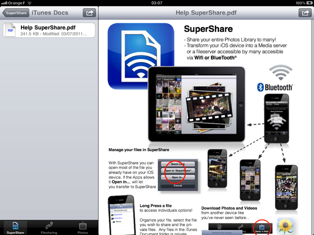 ‎SuperShare Screenshot