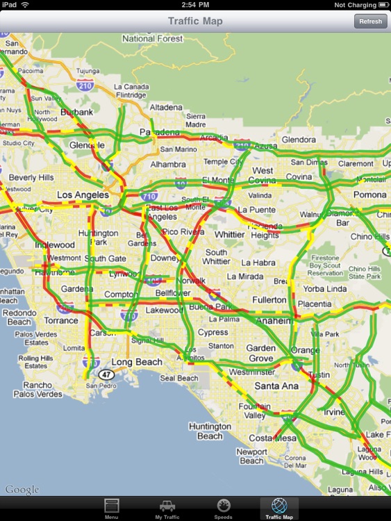 California Traffic Report for iPad