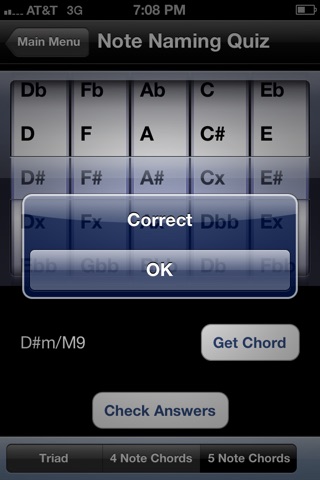 Chord Note Naming screenshot 2