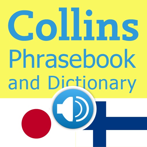 Collins Japanese<->Finnish Phrasebook & Dictionary with Audio icon