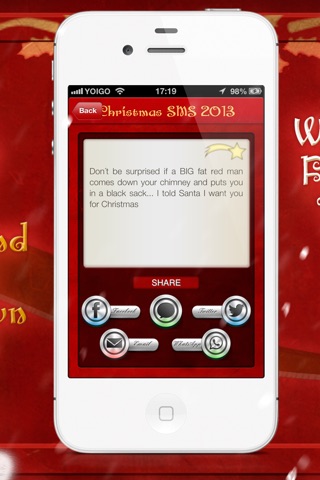 Christmas SMS 2013 screenshot 3