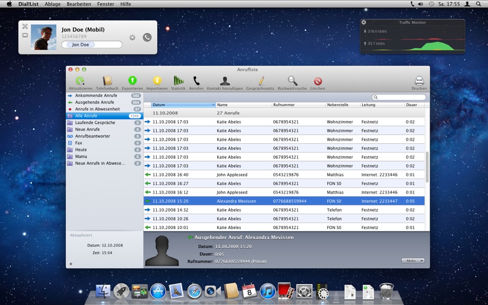 #1. Dial!List (macOS) 由: HOsy - intelligent software.
