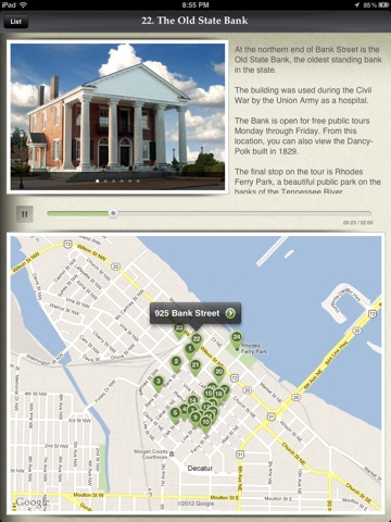 Old Decatur Historic Walking Tour for iPad - City of Decatur, AL screenshot 3