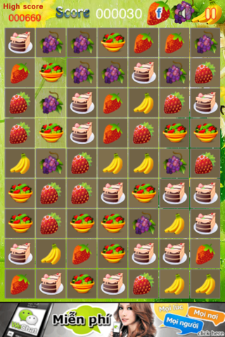 Diamond Fruits Free screenshot 2