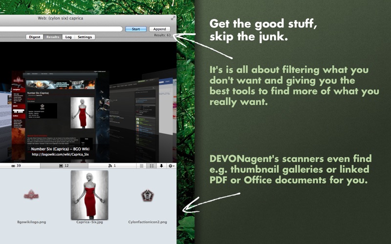 DEVONagent Pro Screenshot