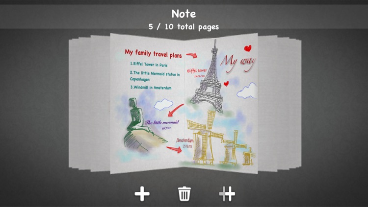 My Sketch Paper HD - Write, Paint on Notebook