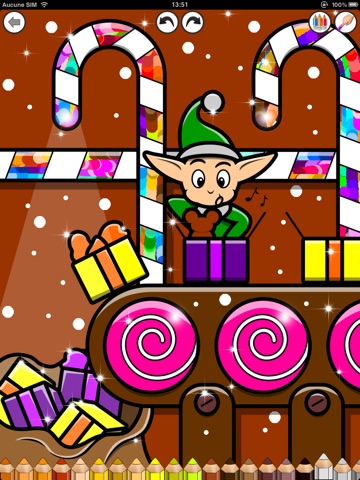 Coloring Board HD - Coloriage pour enfants - Edition Noël screenshot 4