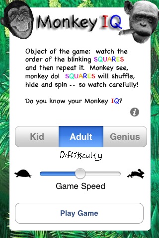 Monkey Memory Free screenshot 3