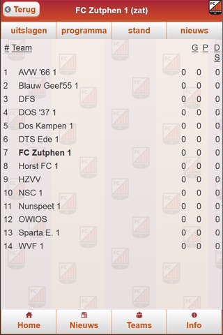 FC Zutphen App screenshot 3